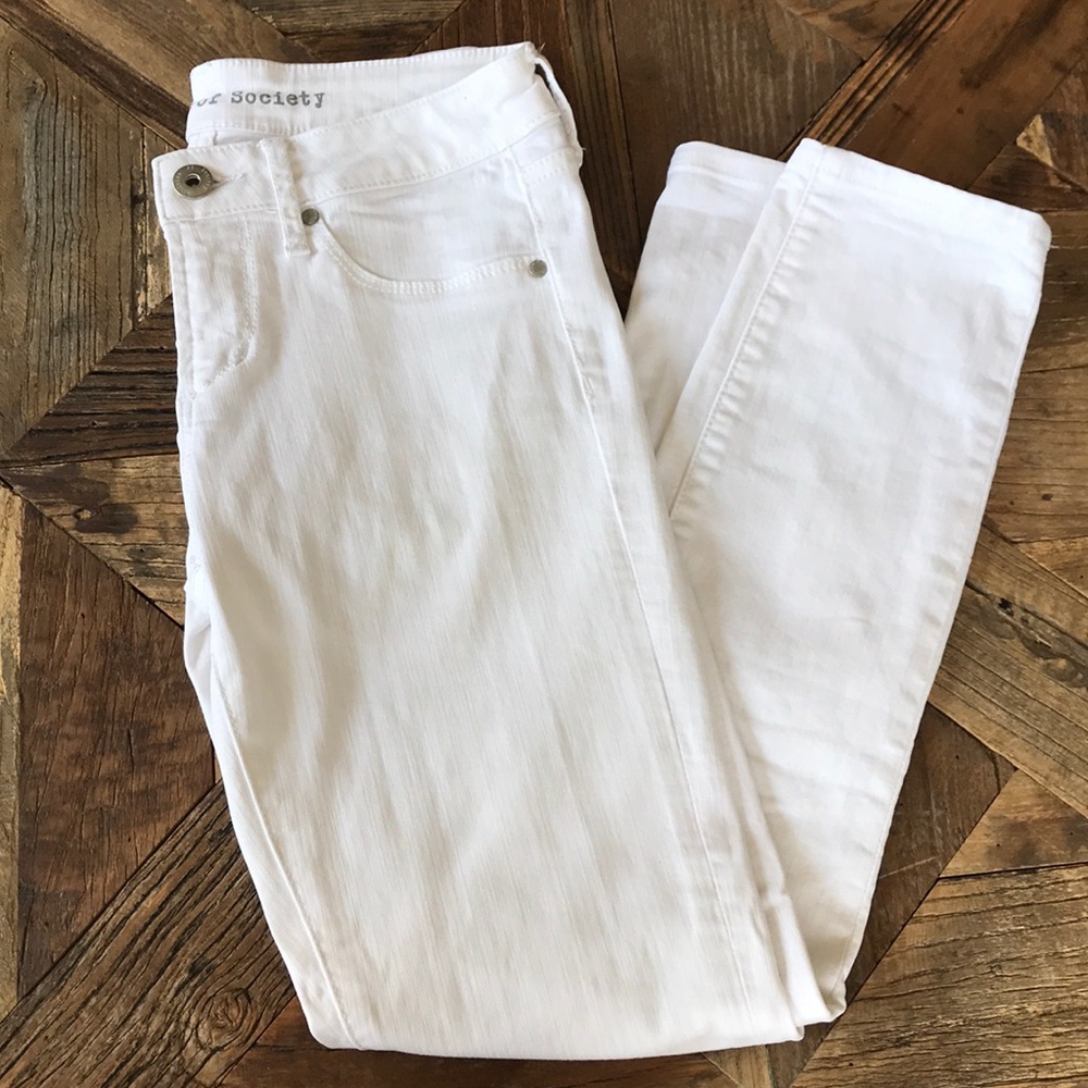 Articles of society white skinny jeans